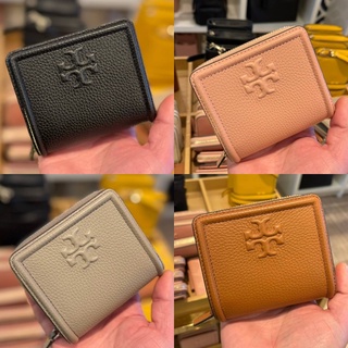 ของแท้100% พร้อมส่งที่ไทย🎀Tory Burch Thea Bi Fold Mini Wallet 80164 กระเป๋าตังใบสั้น