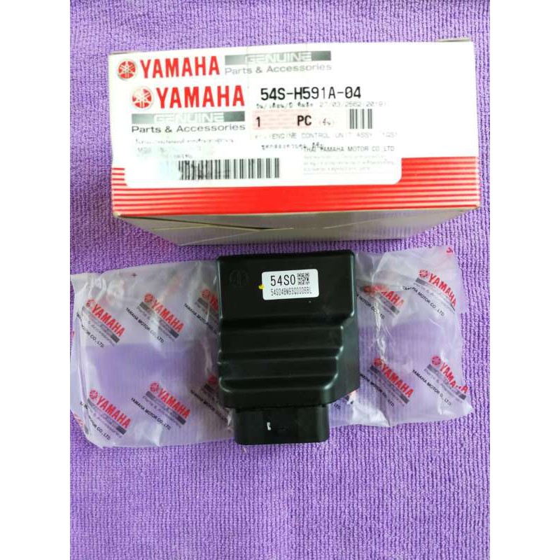 ชุดกล่องควบคุม ของแท้ ECU  (CDI) Yamaha TTX Mio 115I Fino FI (54S-H591A-04)