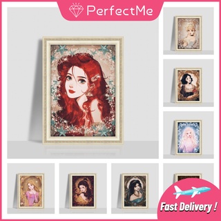 รูปภาพการ์ตูนเจ้าหญิงดิสนีย์ 5D DIY สําหรับตกแต่งบ้าน 30x40 ซม.