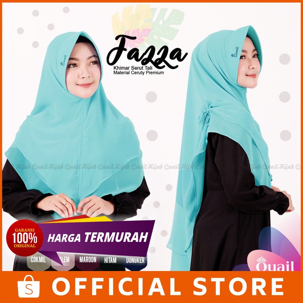 Fazza Hijab by Quail Hijab / Instant Hijab / Cool Hijab / Syari Hijab