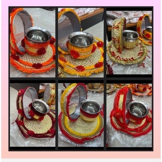 Special thali for indian festival