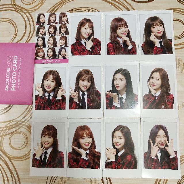 [พร้อมส่ง] Photocard IZONE Skoolooks โฟโต้การ์ด ของแท้