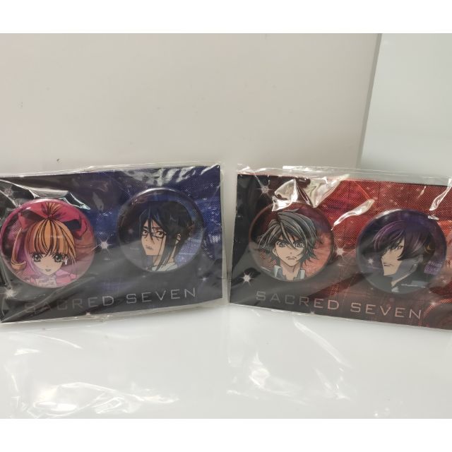 เข็มกลัด SACRED SEVEN (2/set)ขนาด3cm.