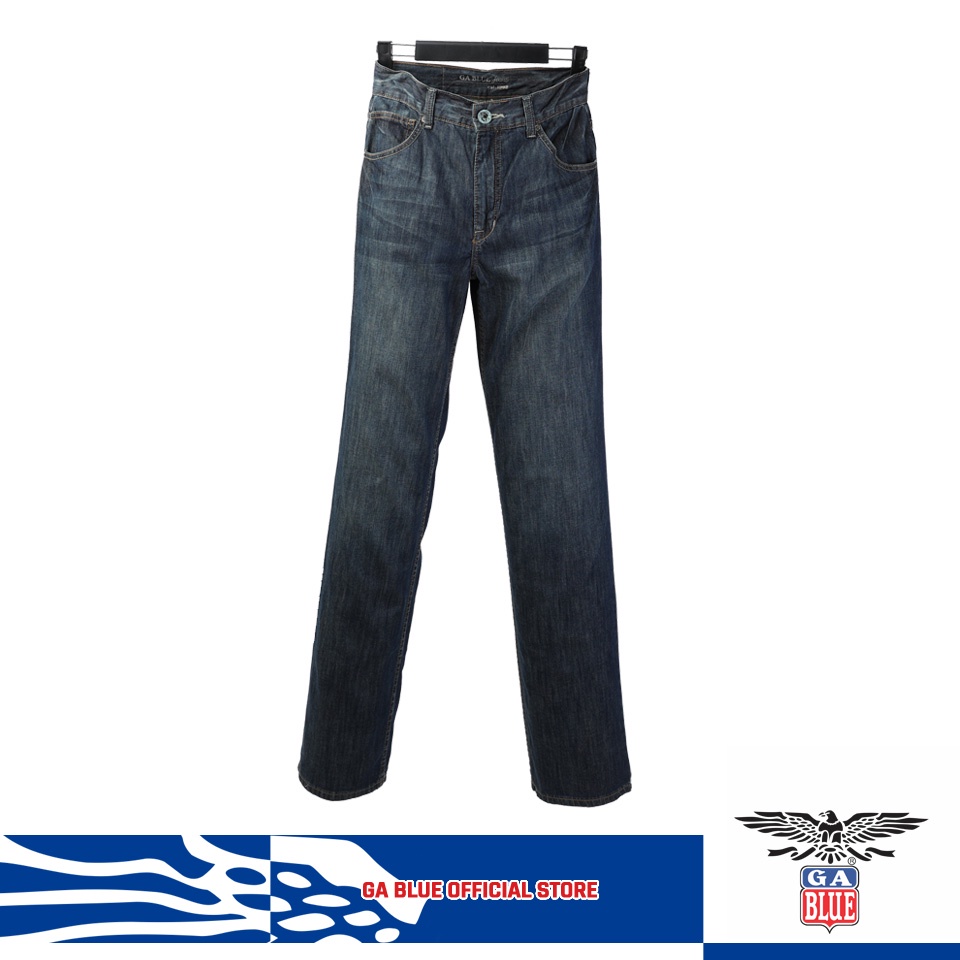GA Blue 911 Mens Regular Rise Regular Fit Jeans - 1344