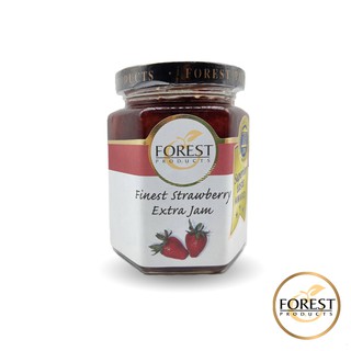 Forest Products  แยมสตรอเบอร์รี่ (Finest Strawberry Extra Jam) น้ำหนักสุทธิ 220 กรัม ทาขนมปัง ท๊อปปิ้ง เบเกอรี่ ฟิลลิ่ง