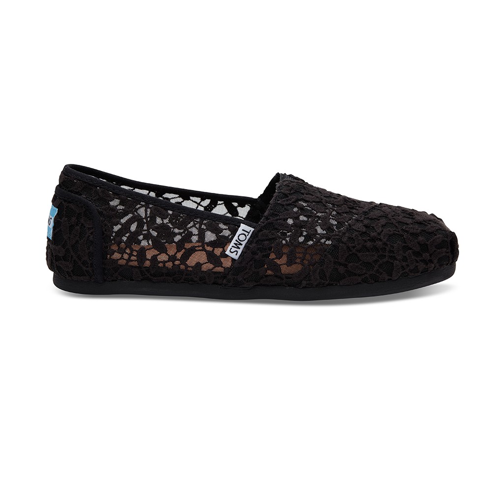 toms black lace up shoes