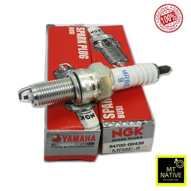 หัวเทียน Yamaha NGK MR8E-9 MR8E9 หมายเลขชิ้นส่วน 94700-00439 R15 R155