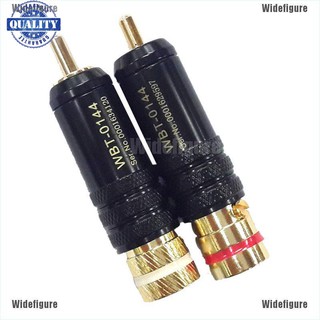 Wbt - 0144 ปลั๊ก rca ชุบทอง เชื่อมต่อเสียง / วิดีโอ