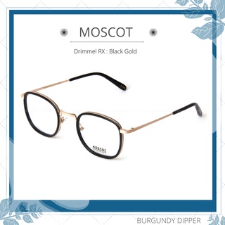 กรอบแว่นตา Moscot รุ่น Drimmel RX : Black Gold Size 51 mm.