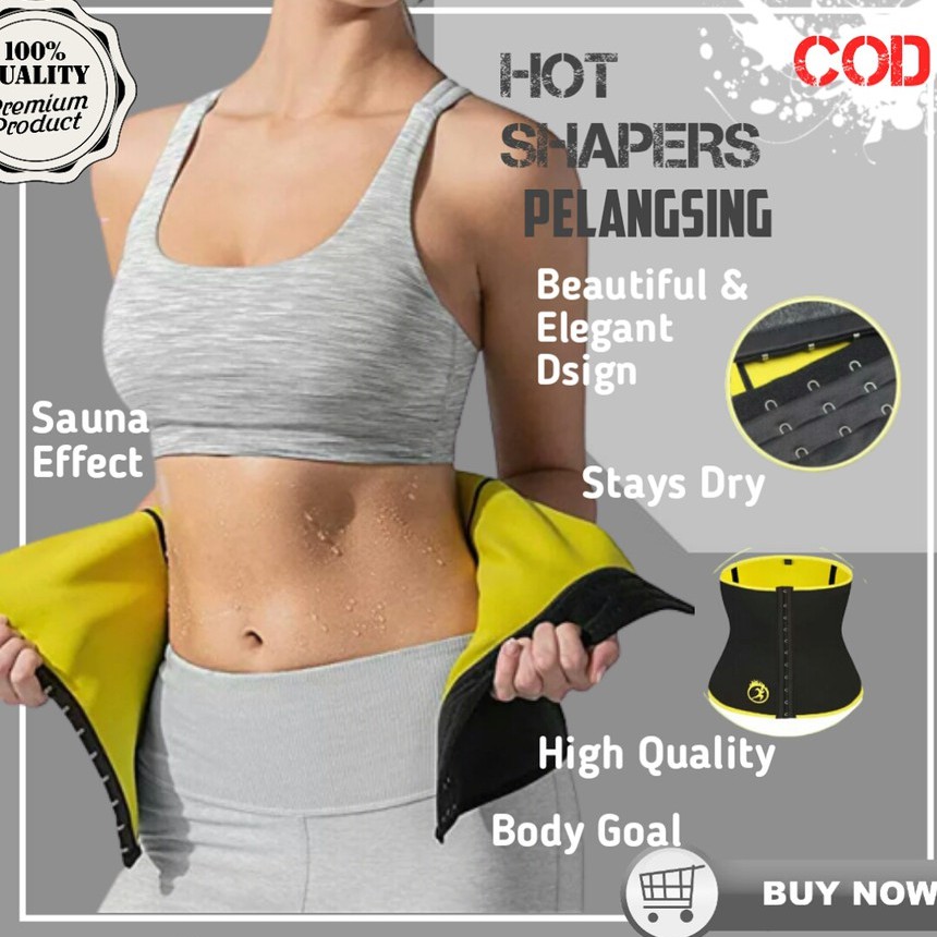 ผู้หญิง Distended Belly Slimming CORSET HOT SHAPERS CORSET NEOTEX เผาผลาญไขมัน Q04