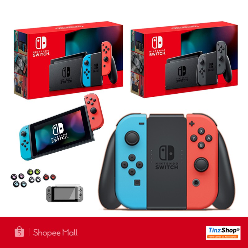 Nintendo Switch นินเทนโดสวิทซ์ รุ่นใหม่กล่องแดงแบตอึด HAC-001-01 Maxsoft สินค้ามีพร้อมส่ง #4