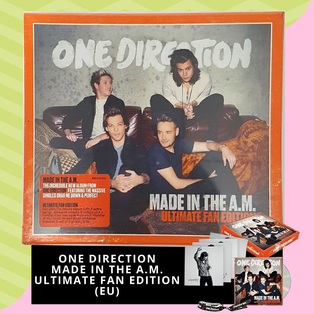 🧡 [ของใหม่ พร้อมส่ง] One Direction อัลบั้ม Made in the A.M. Ultimate Fan Edition (EU)