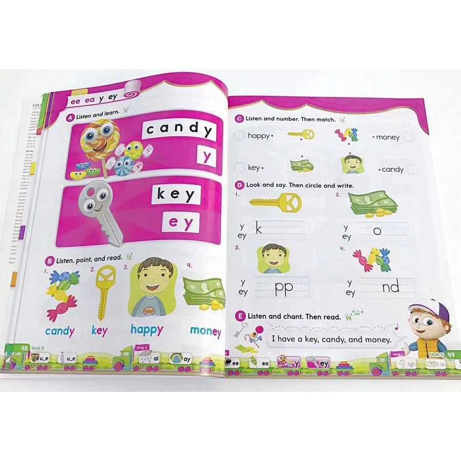 พร้อมส่ง!! Oxford Phonics World 1-5 หนังสือ ภาษาอังกฤษ หนังสือเรียนพร้อมแบบฝึกหัด สำหรับเด็กประถม โฟนิกส์ โฟนิกซ์ phonic