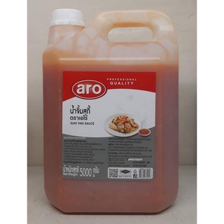 น้ำจิ้มสุกี้ ตราเอโร่ ขนาด 5000กรัม/แกลลอน ARO SUKI SAUCE 5KG