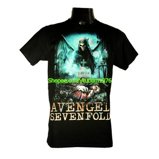 เสื้อยืดสุดเท่เสื้อวง Avenged Sevenfold เสื้อยืดวงดนตรีร็อค เสื้อวินเทจ อะเว็นจด์เซเวนโฟ์ A7X A7x1094S---5XL