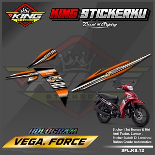 สติกเกอร์ Vega Force - Vega Force Premium Racing Standard Striping Sticker Decal KS.12