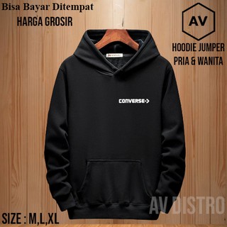 เสื้อแจ็คเก็ตกันหนาว Hoodie ขนาดเล็ก Converse107 | หมวกฮู้ด | อินเทรนด์