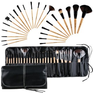 Mei Linda Brush/แปรงชุดกระเป๋าหนัง 24 ชิ้น