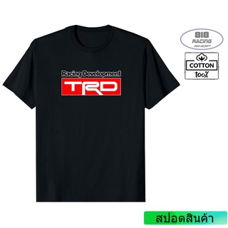 DRG สตรีทแฟชั่น เสื้อยืด Racing Sport [BLACK] [COTTON 100%] [TRD RACING DEVELOPMENT]คอกลม