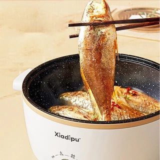 หม้อเคลือบ เตาไฟฟ้าA499 กระทะไฟฟ้า หม้อไฟฟ้า หม้อหู หม้อต้มไฟฟ้า หม้อโมจิ หม้อชาบู หม้อสุกี้ หม้ออเนกประสงค์ 3 ลิตร