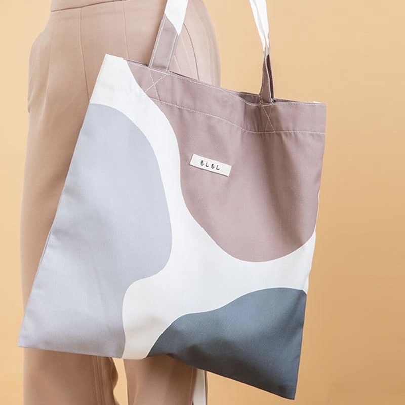 ac MOSHI MOSHI “TOTE BAG” กระเป๋าผ้า ที่โดเด่นด้วยโทนสีหวานๆ คูลๆ