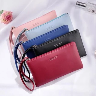 ส่งด่วน พร้อมส่ง 10 สี!กระเป๋าสตางค์พร้อมสายคล้องมือ Forever Young  W016