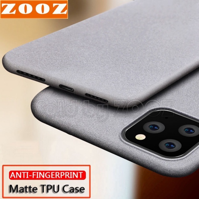 iPhone 11 Pro Max Matte TPU Soft Case Anti-Fingerprint Silicon Cover