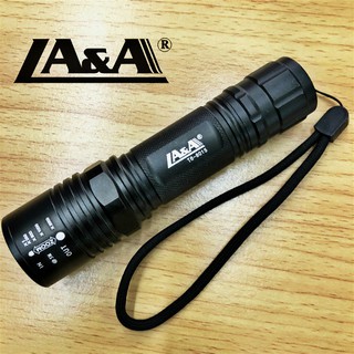 ไฟฉาย Rechargeable Flashlight LA&amp;A-T6-8015