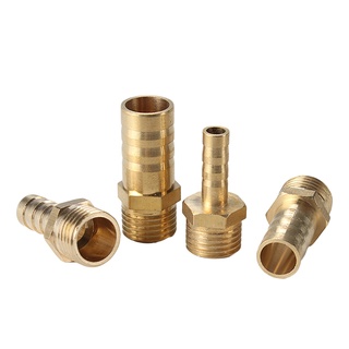 ท่อไม้ไผ่ทองเหลือง 1 / 8 "1 / 4" 3 / 8 "1 / 2" ข้อต่อทองเหลือง 6/8 มม. 10 มม. 12 มม.