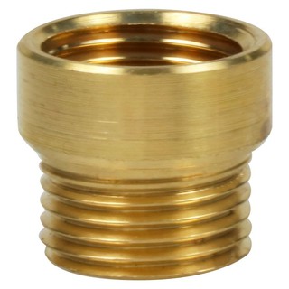 Joints REDUCING HEXAGON BRASS SOCKET CITY 1/2"X10MM Pipe fitting Water supply system ข้อต่อ ข้อต่อหกเหลี่ยมในทองเหลือง C