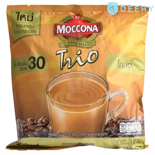 มอคโคน่า กาแฟปรุงสำเร็จ ชนิดผง ทรีโอ โกลด์ 600 กรัม Moccona มอคโคน่า กาแฟปรุงสำเร็จรูป