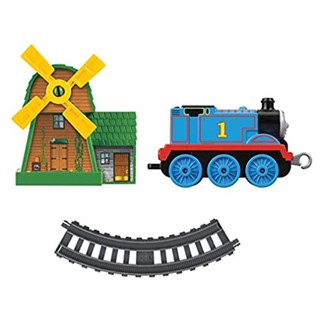 Thomas &amp; Friends รางรถไฟโทมัส TrackMaster™Push Along Engine &amp; the Windmill ของเล่นเด็ก GFF09