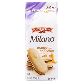 เปปเปอร์ริดจ์ฟาร์มคุกกี้สอดไส้รสส้ม 198กรัม Pepperidge Farm Cookies with Orange Flavor 198g.