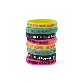 Bold Is The New Basic Rubber Bracelets 8 PK (กำไลข้อมือออกกำลังกายซุมบ้า)