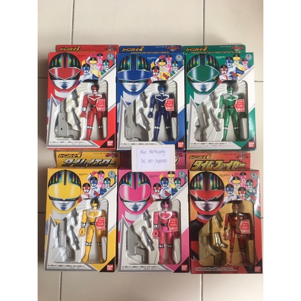 Action Figuer Timeranger (6ตัวรวมตัวไทม์ไฟว์เยอร์)