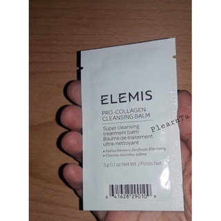 [ของแท้ 100%]《ขนาดทดลอง》ผลิตภัณฑ์ทำความสะอาดผิวหน้า Elemis Pro-Collagen Cleansing Balm (3 g.)