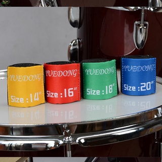 ECHO- ~Mute Belt 12/14/16/18/20 Inch Accessories Cymbal Mute Drum Set Elastic Belt【Echo-baby】