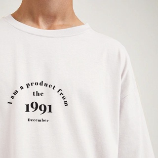 เสื้อยืด เสื้อยืดโอเวอร์ไซส์ เสื้อยืดเกาหลีไซส์ใหญ่ [product of 1991]