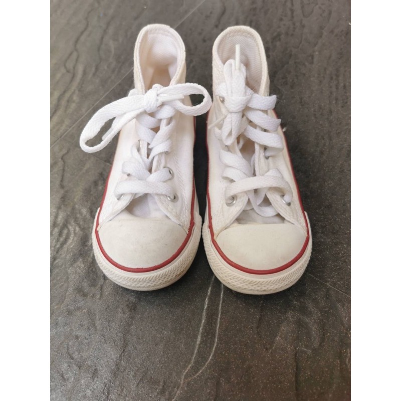 ร้องเท้าผ้าใบเด็ก Converse หุ้มข้อ #รองเท้าเด็ก #รองเท้ามือสอง#ของแท้100%%%