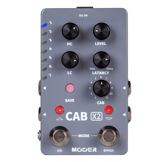 Mooer Cab X2 แป้นเหยียบเอฟเฟคเอฟเฟคกีตาร์ X2 อุปกรณ์เสริม สําหรับตู้กีตาร์