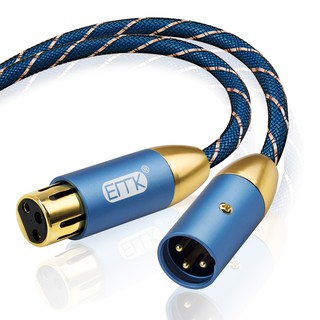 ERTK XLR สายถักเกรดพรีเมี่ยม XLR Male To XLR Female