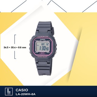 นาฬิกาข้อมือ casio รุ่น LA-20WH-2ADF