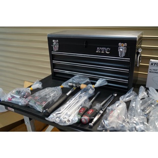 ชุด SET KTC JAPAN เครื่องมือ + กล่องสีดำแบบลิ้นชัก มีของพร้อมส่ง