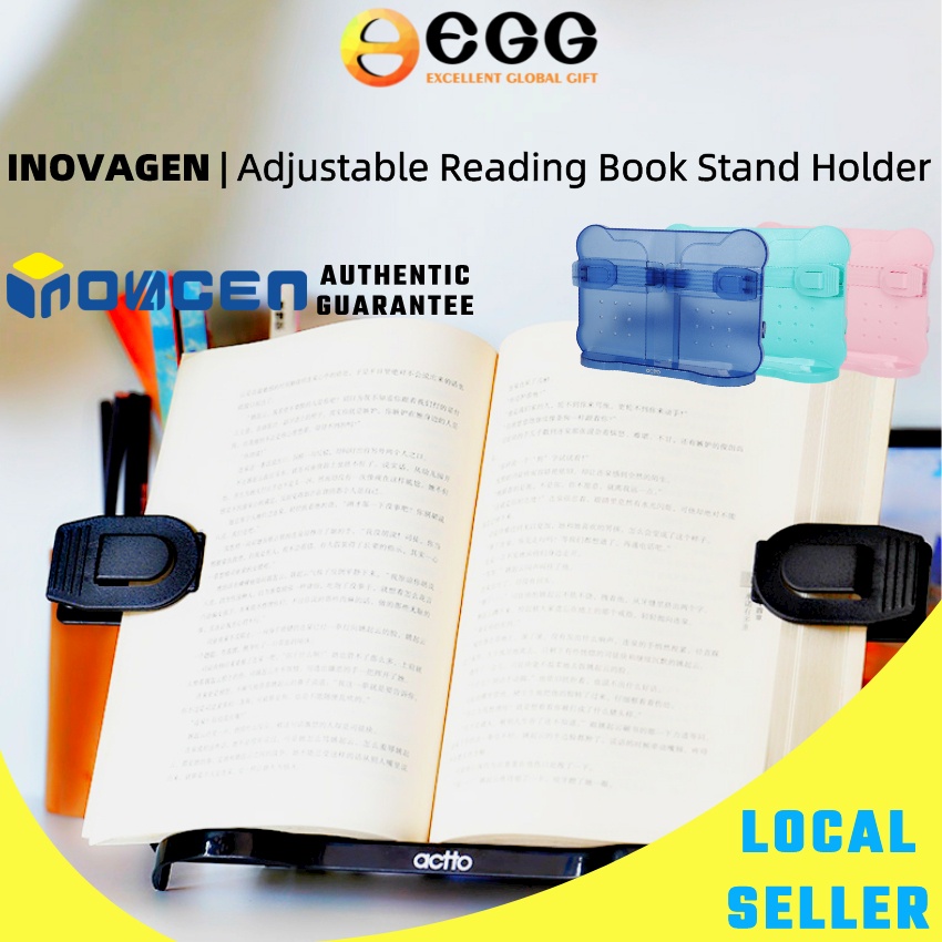 INOVAGEN Book Stand Portable Foldable Adjustable ที่ตั้งหนังสือ แท่นวางหนังสือ ขาตั้ง iPad ที่วางไอแพ็ด แท่นวาง Stand