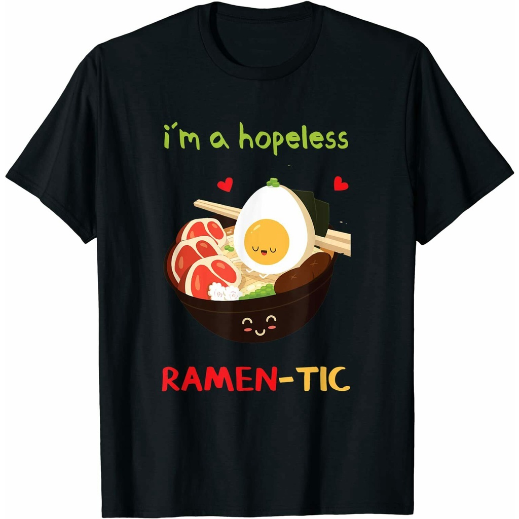 IM A Hopeless Ramen Tic ตลกโรแมนติก Ramen Noodle Tshirt
