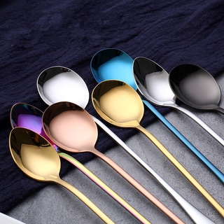 Stainless Steel Long Handle Spoon Thickened Scoop