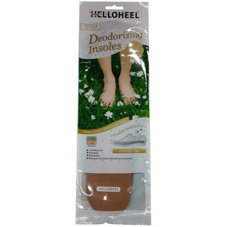 ผลิตภัณฑ์เกี่ยวกับเท้า แผ่นรองเท้า deodorizing HELLOHEEL สีน้ำตาล ของใช้ส่วนตัว ผลิตภัณฑ์และของใช้ภายในบ้าน Deodorizing