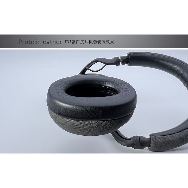 ฟองน้ําครอบหูฟัง หนังแกะ แบบเปลี่ยน สําหรับ Bowers & Wilkins (B & W) PX7 หูฟัง Earpad