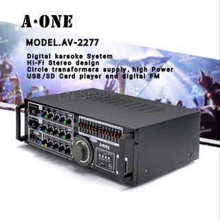 A-ONE แอมป์ขยายเสียง รุ่น AV-102(AV-2277)