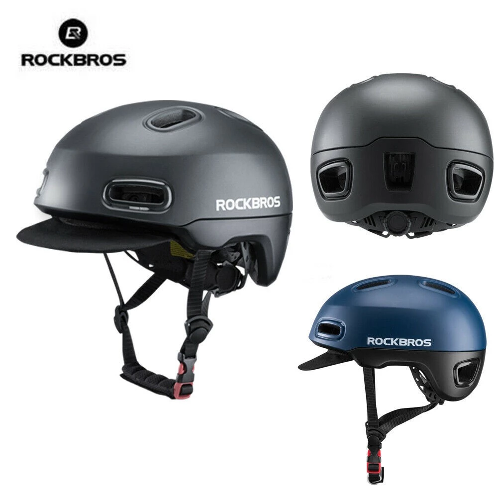 【TH Delivery】ROCKBROS หมวกกันน็อคจักรยาน Breton น้ำหนักเบา 275g หมวกสเก็ต/สกู๊ตเตอร์ สายรัดสะท้อนแสง ปรับขนาดได้ 57-62cm
